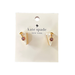 Kate Spade Pastry Shop Cake Stud Earrings NWT